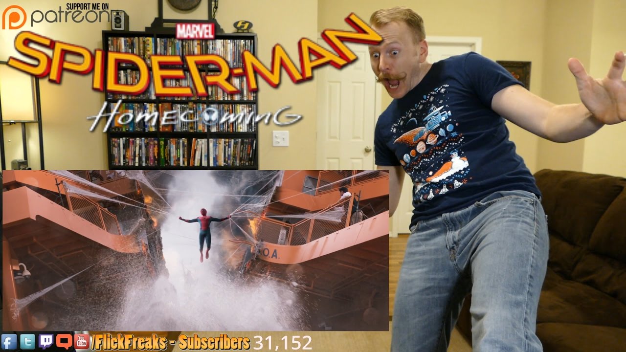 Spider-Man: Homecoming - Official Trailer 1 (Reaction & Review)