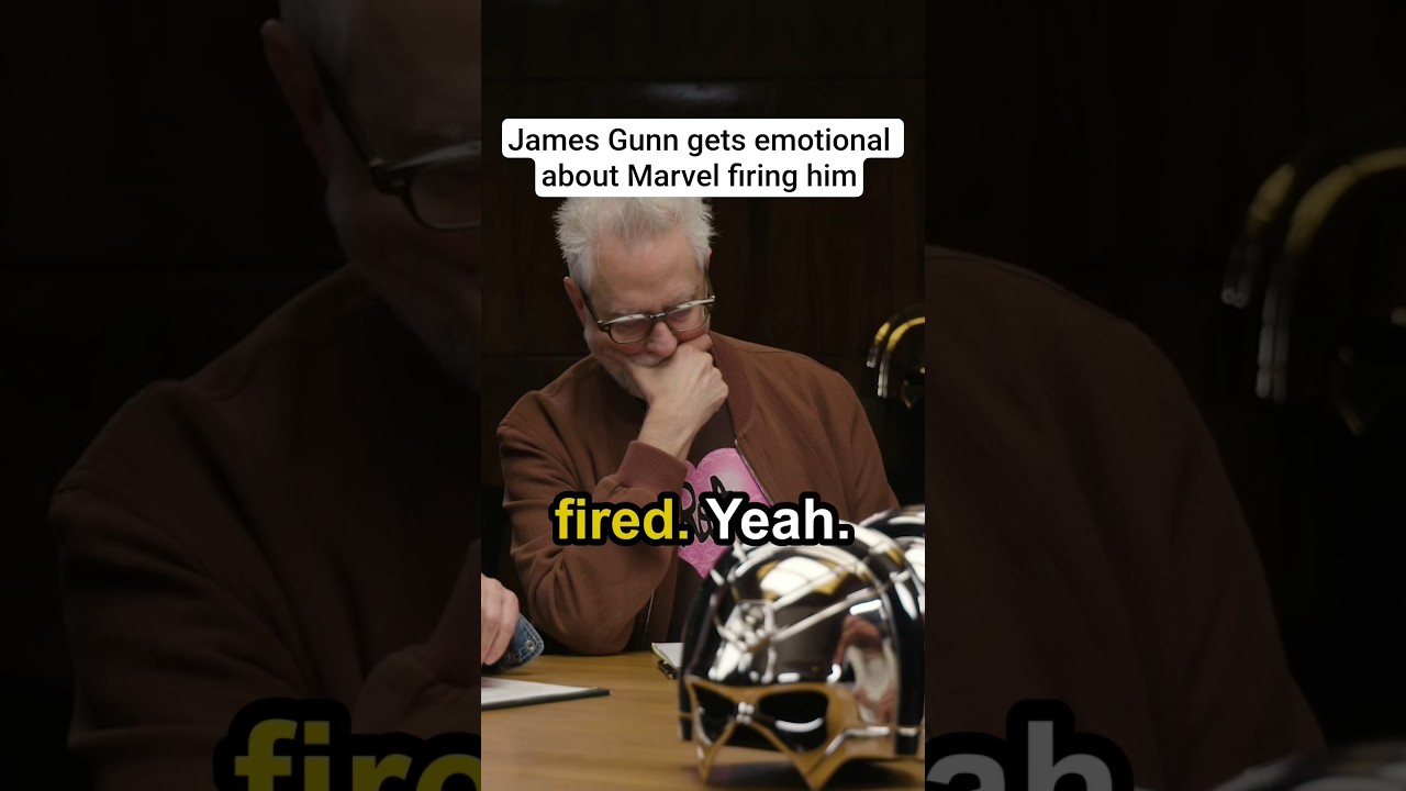 James Gunn gets emotional about Marvel firing him #jamesgunn #peacemaker #podcast #superman #marvel