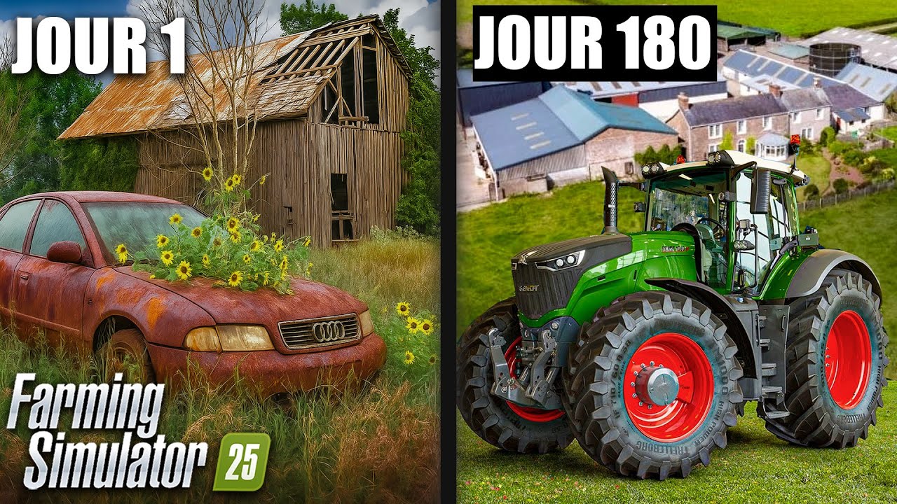 Nous avons Remis &agrave; NEUF la Ferme Familiale Pendant 6 Mois avec mes 4 Fr&egrave;res! Farming Simulator 25 RP