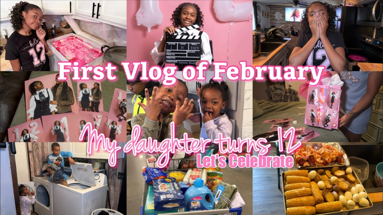 First Vlog of the Month| Happy Birthday Ava| A Very Cold Weekend| CleoshaaaJ