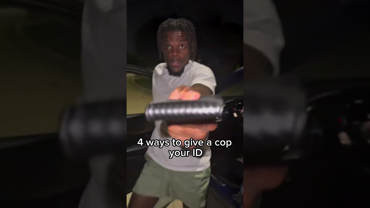 how to give your ID to cops 😂