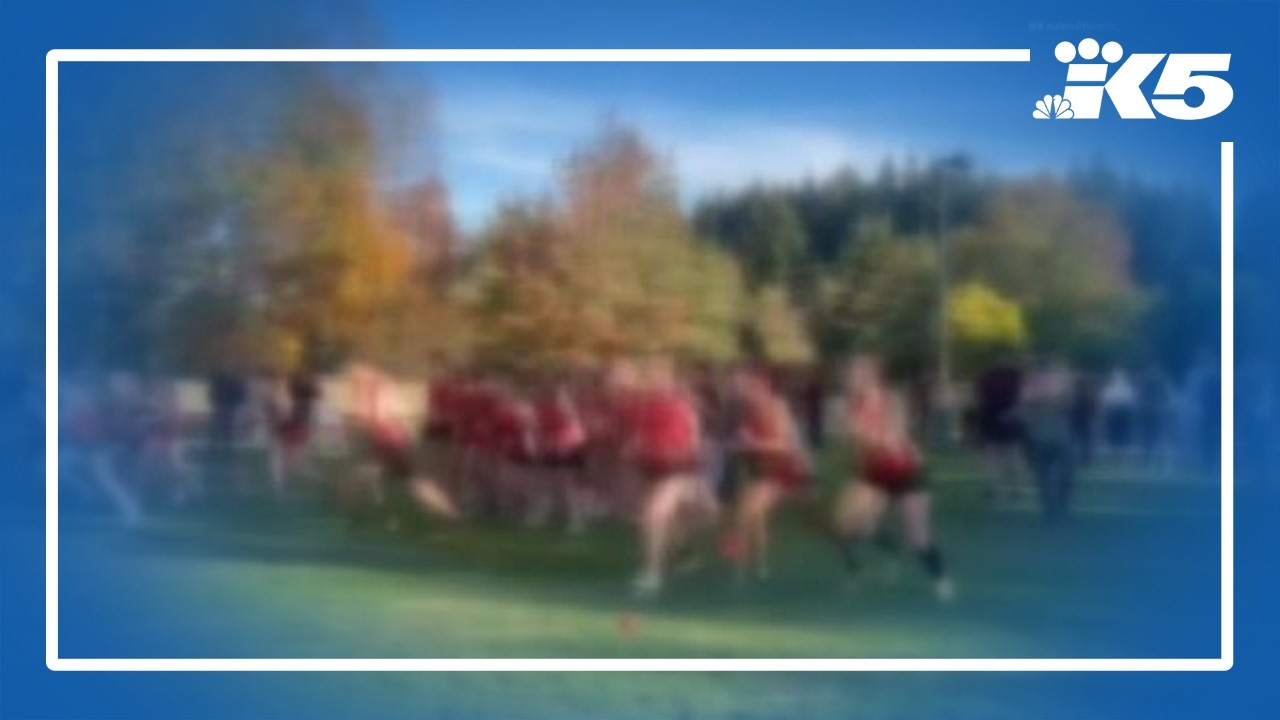 Protest over transgender athlete during race