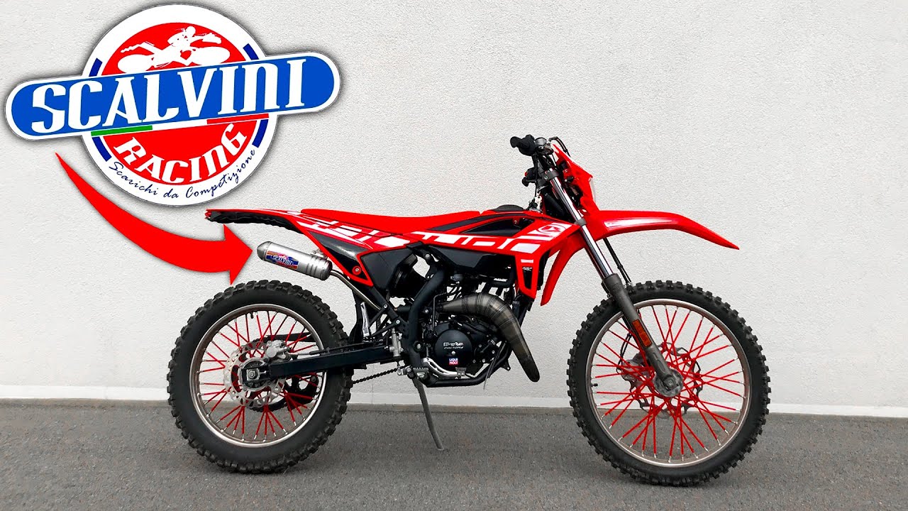 Beta RR 50 2022│SCALVINI EXHAUST│RAW RIDING