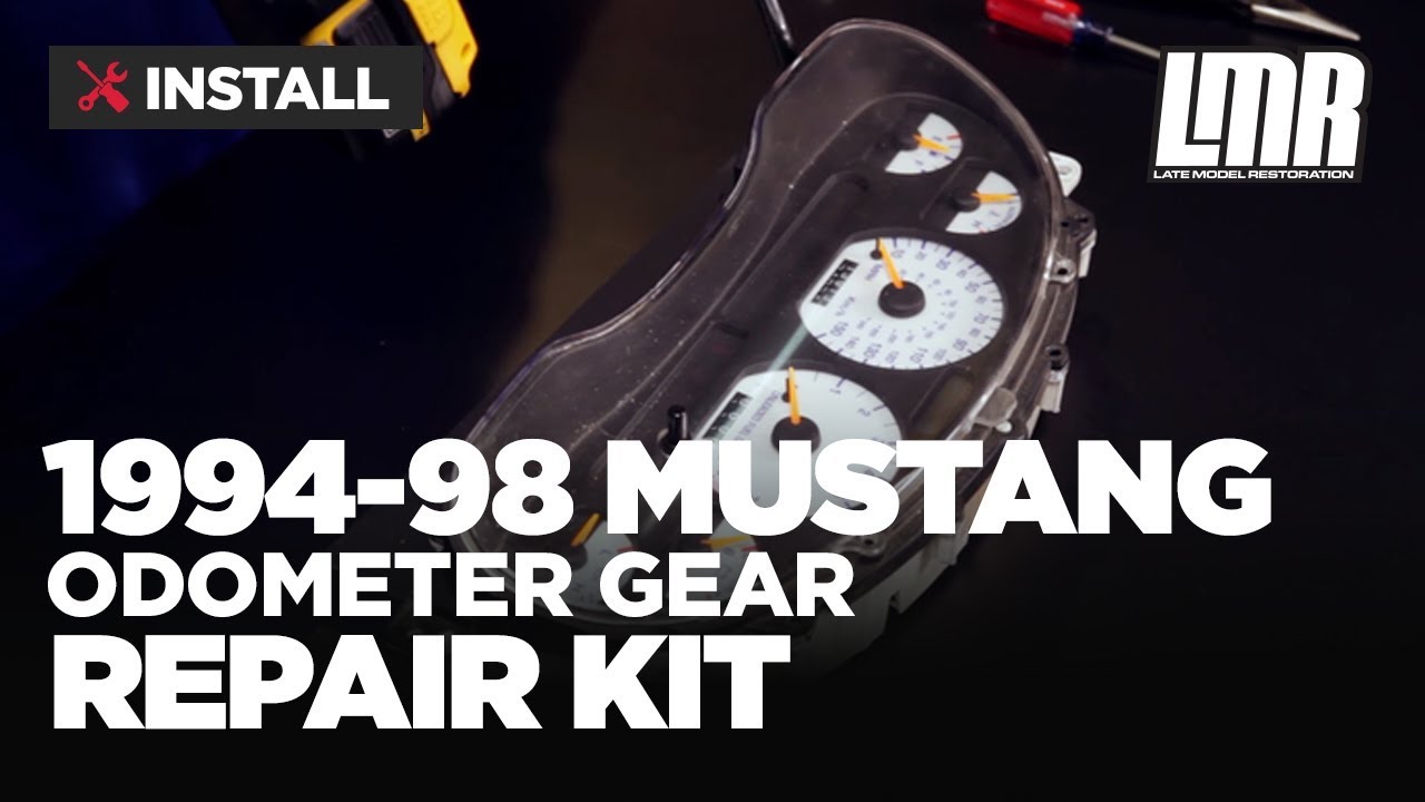 1994-98 Mustang Odometer Gear Repair/Fix Kit - Install