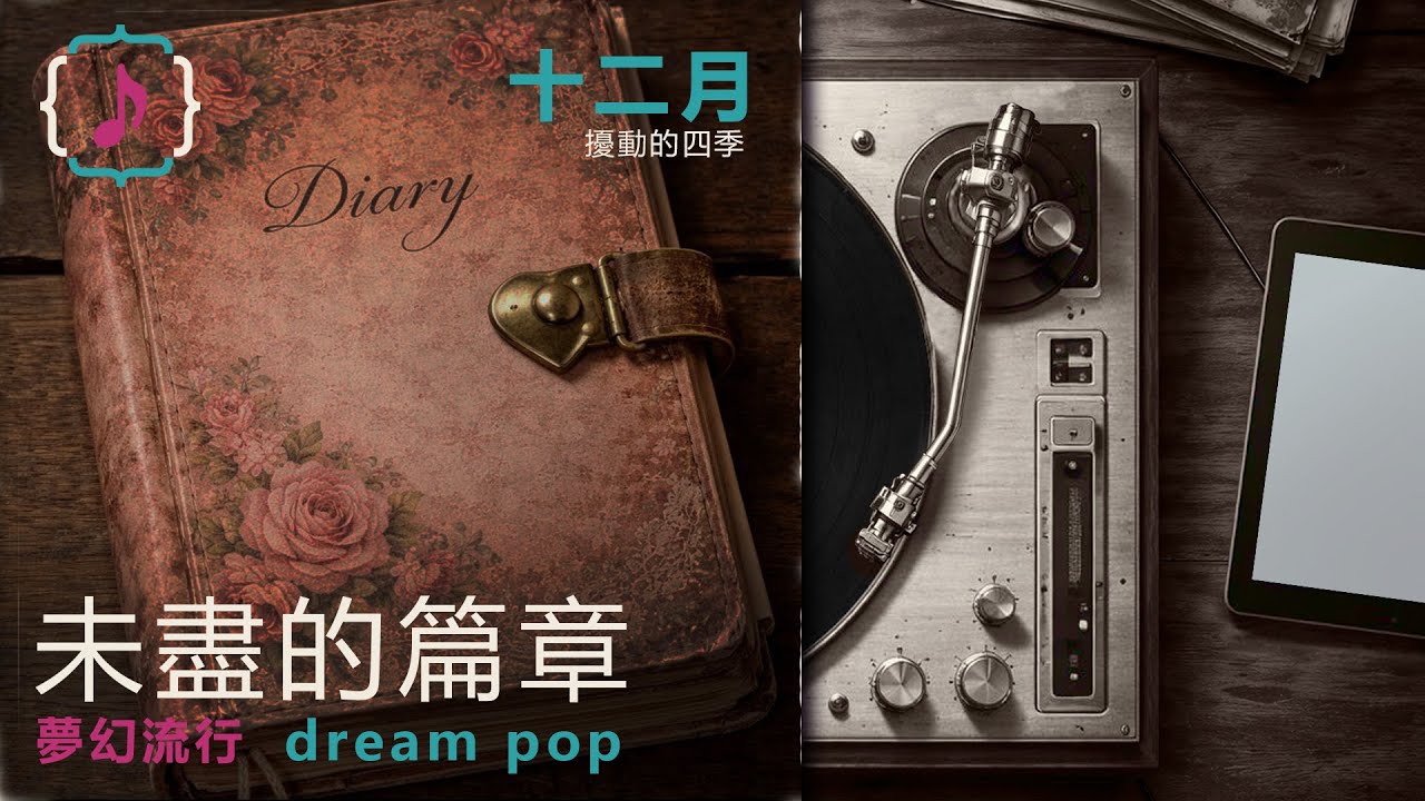 未盡的篇章｜完整版｜擾動的四季：十二月篇｜♪ 夢幻流行 Dream Pop【女聲版｜中文(台灣) 字幕(CC)】