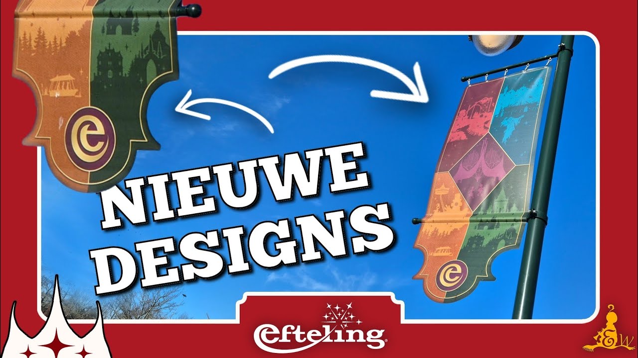 [#Efteling] GLOEDNIEUWE vaandels voor SEIZOEN 2026