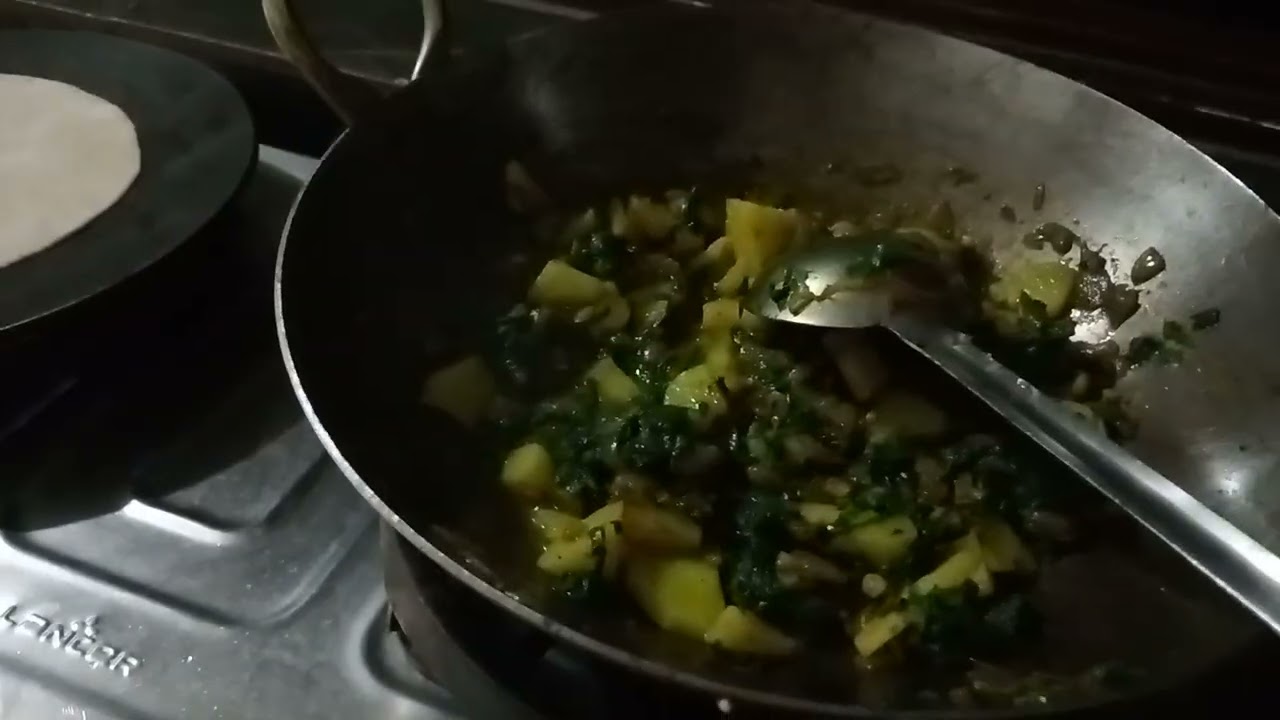 ਆਲੂ ਮੇਥੀ ਦੀ ਸਬਜ਼ੀ aloo methi dee sabji 