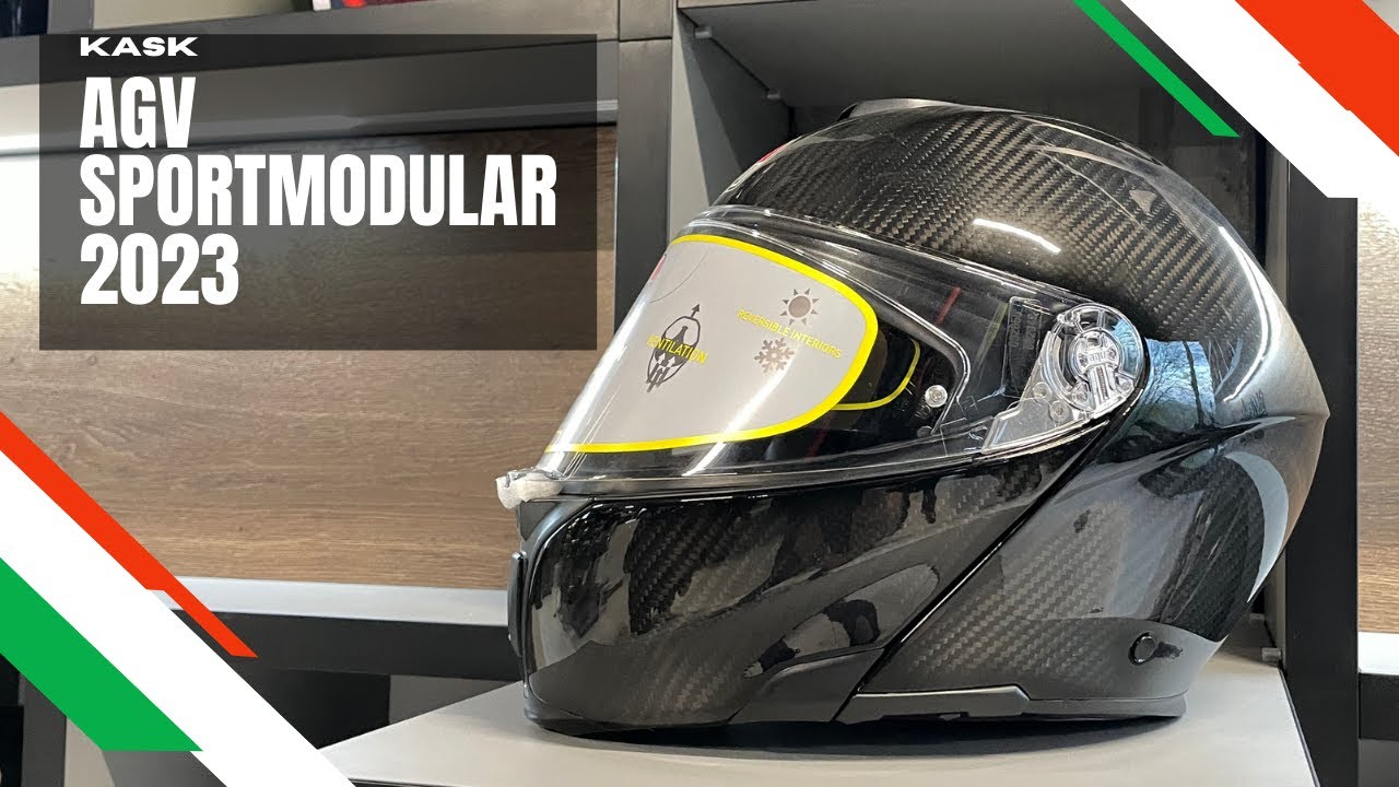 Szczękowiec na tor? - Kask AGV Sportmodular 2023