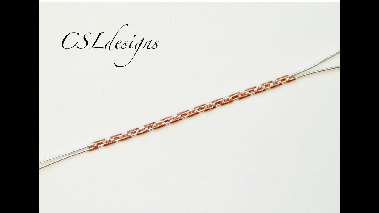 Graphic wire weave ⎮ Wire weaving series