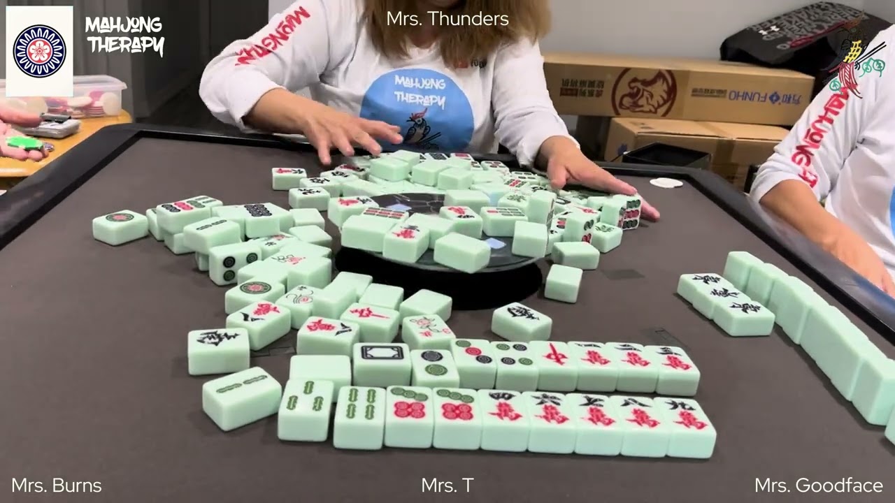 #455 July 4 2024 If we hold on together🎤🎵🎶😂 #mahjongtherapy #mahjong
