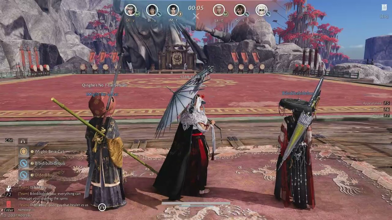 Where Winds Meet PVP ARENA 3v3 Rank Premade TEAM  !