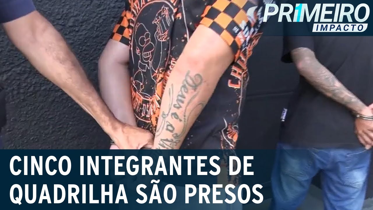SP: quadrilha especializada em roubo de cargas é presa em Barueri | Primeiro Impacto (21/03/23)