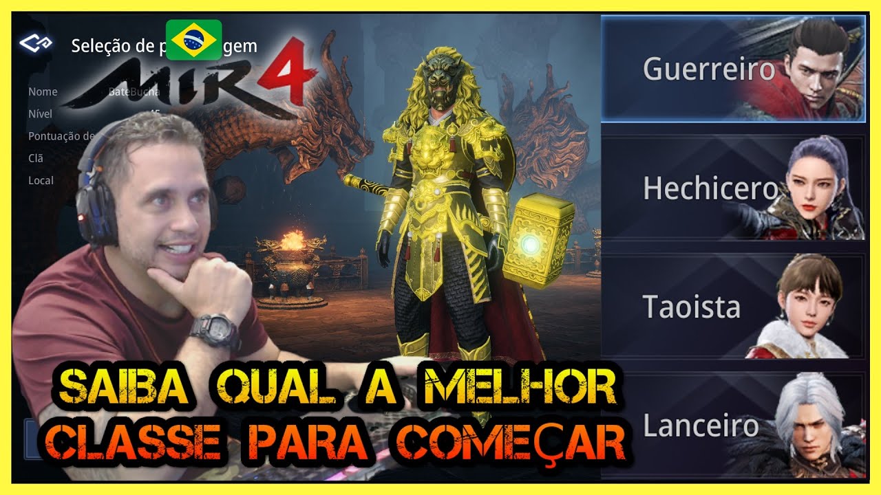QUAL A MELHOR CLASSE PARA VOCÊ COMEÇAR A JOGAR AGORA !!!! - MIR4 MMORPG NFT ($$$)