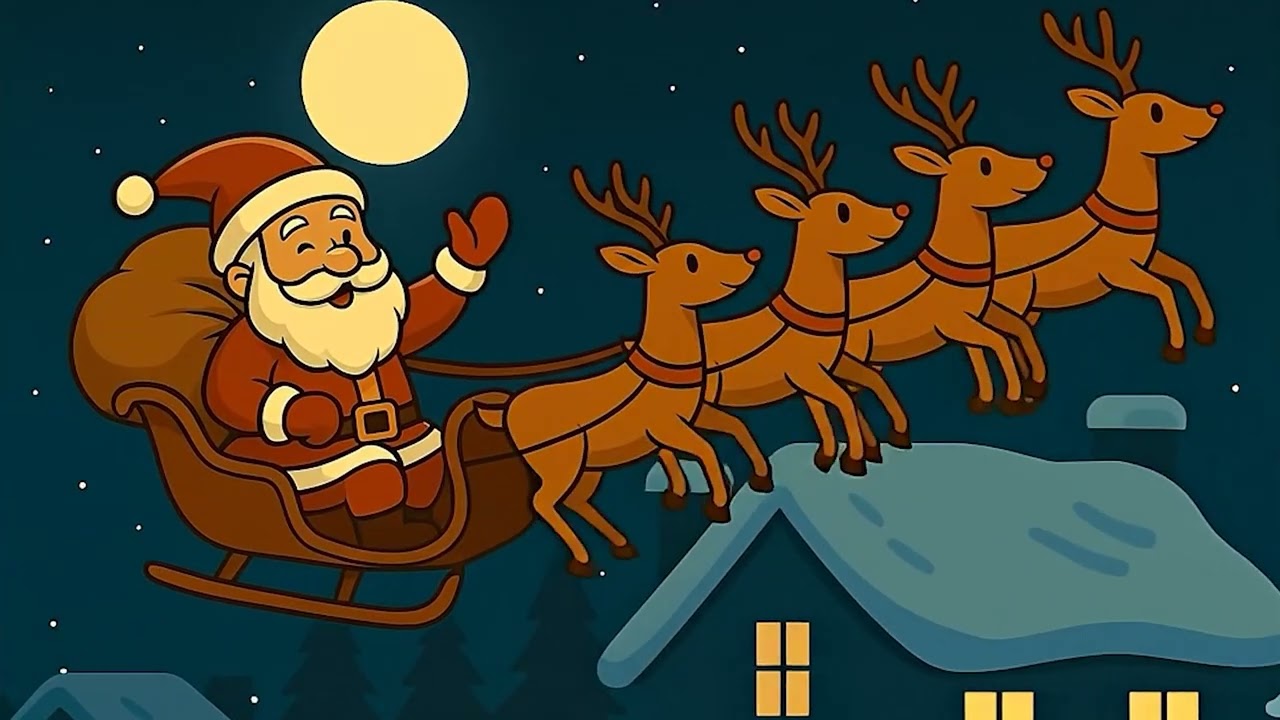 A Visit from St. Nicholas | Christmas Animation 🎅✨&rdquo;     🎅🎄✨️#ChristmasAnimation #SantaClaus #joy