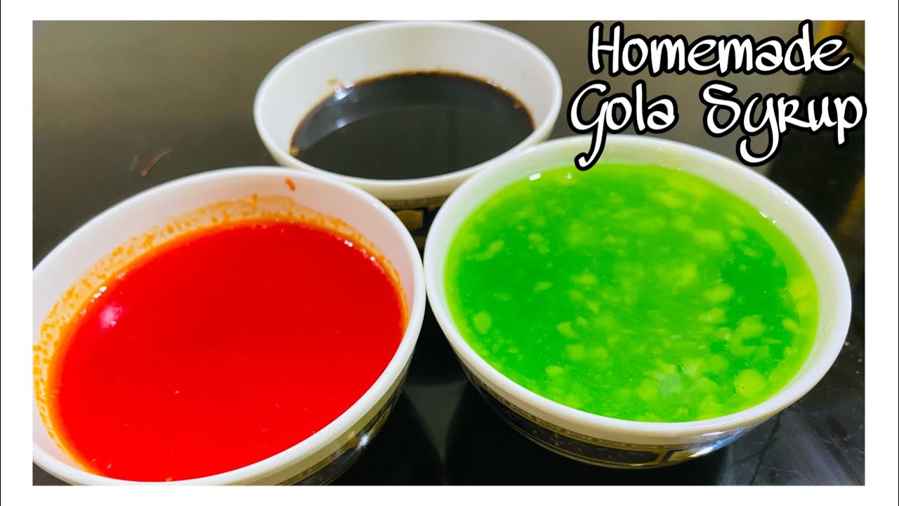 Homemade Ice Gola Syrup | 3 Different Syrup(Orange, Mango & Kalakhatta) | Baraf Ka Gola |