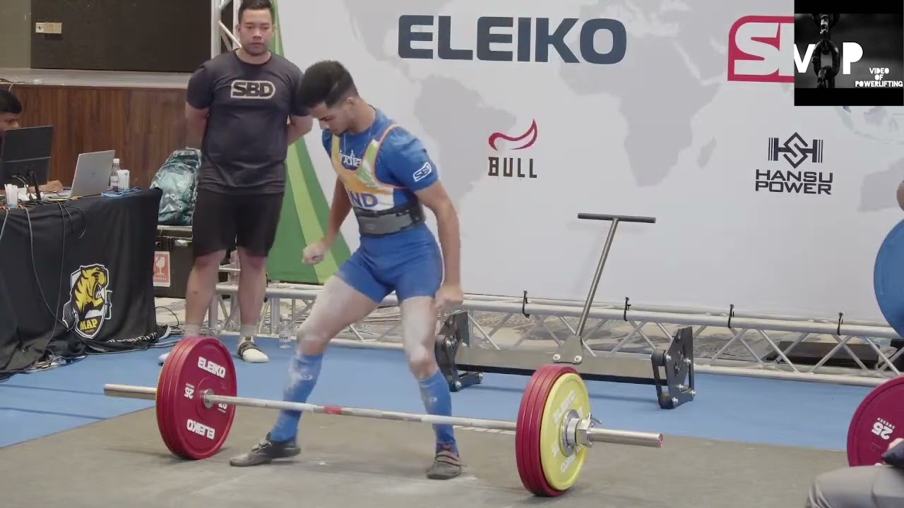 Shivam Kanaujiya 59kg Sub-junior 3rd Place | Asian Classic Powerlifting Championship 2023 Malaysia.