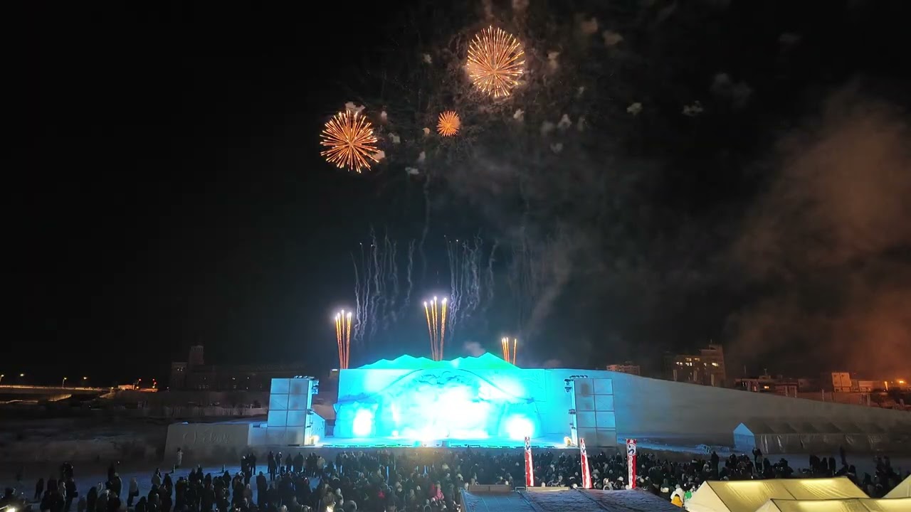 旭川冬まつり2026花火