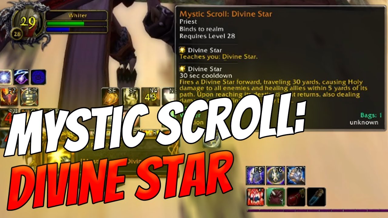 How to get Mystic Scroll: Divine Star | Priest [WoW Warcraft Reborn]