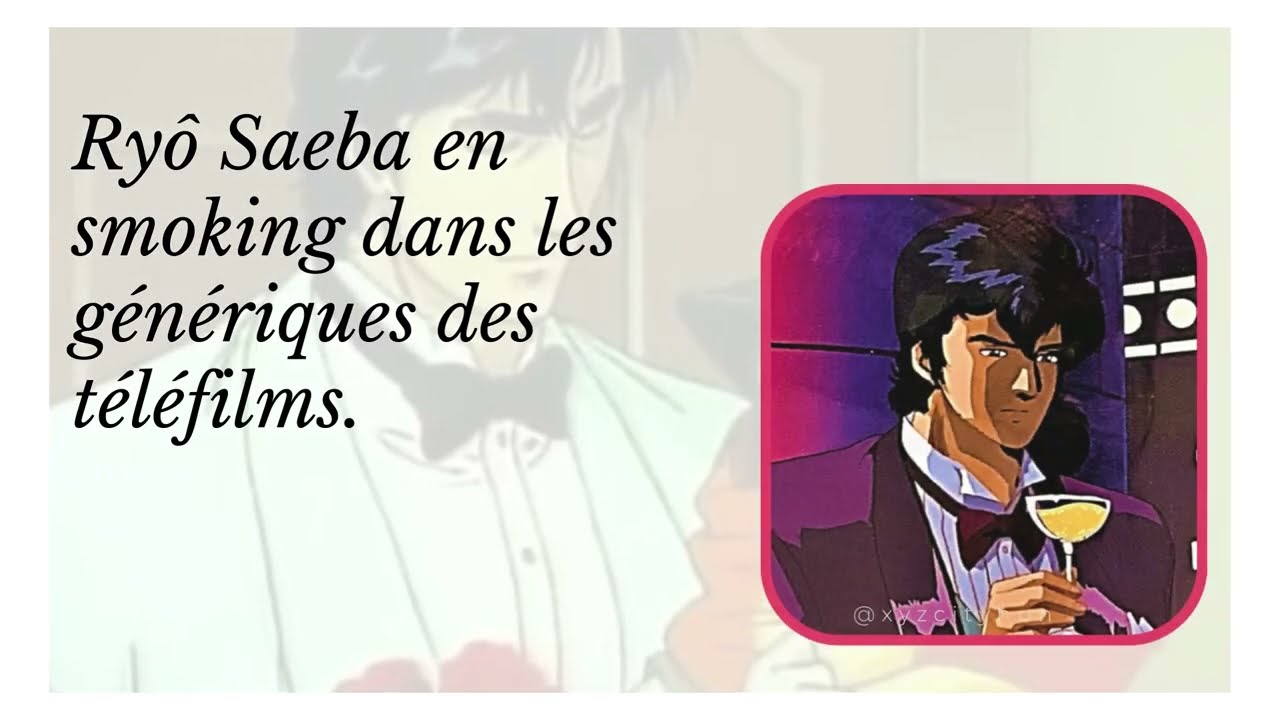 Retrouvez Ry&ocirc; Saeba en smoking dans les g&eacute;n&eacute;riques des t&eacute;l&eacute;films