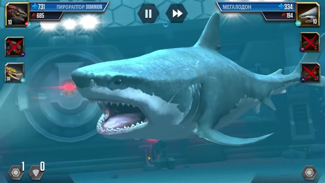 Играем в Jurassic World: The Game. 
