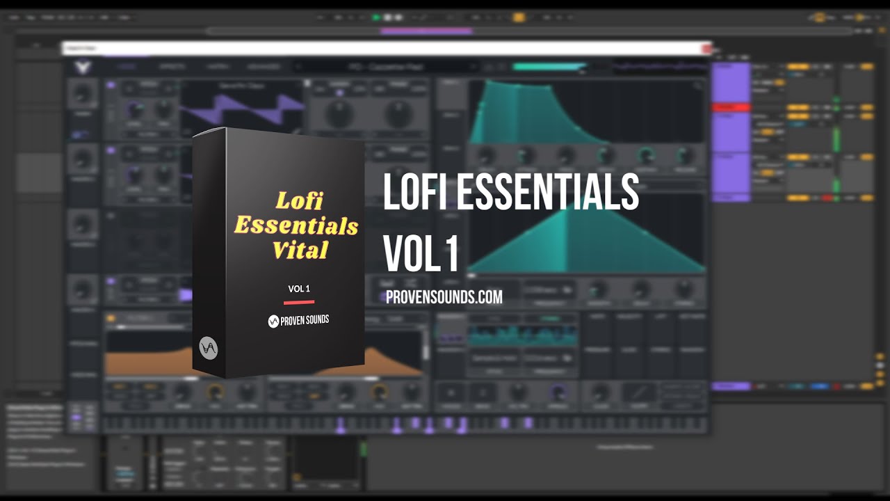 Lofi Vital Presets Pack Preview (Lofi Essential Vitals Vol 1)