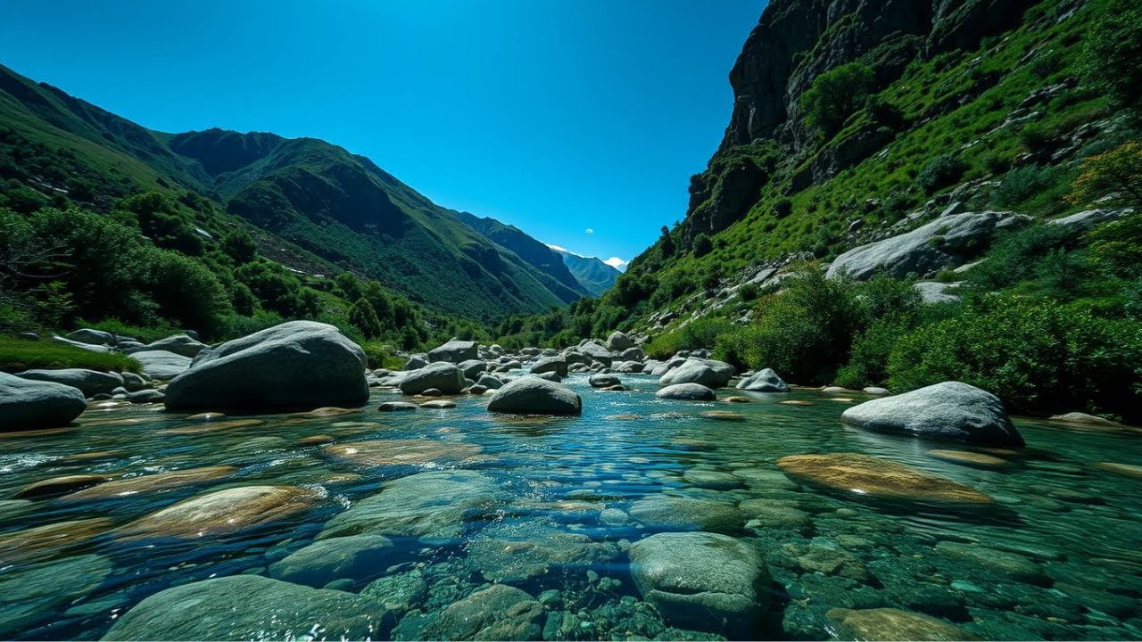 Serene Mountain Stream for Peaceful Sleep
