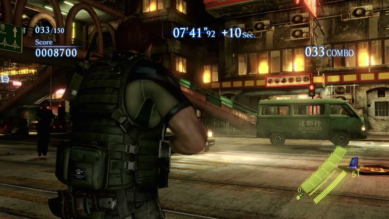 Resident Evil 6 Mercenaries DUO Urban Chaos 1497k【Chris DF × Chris DF】