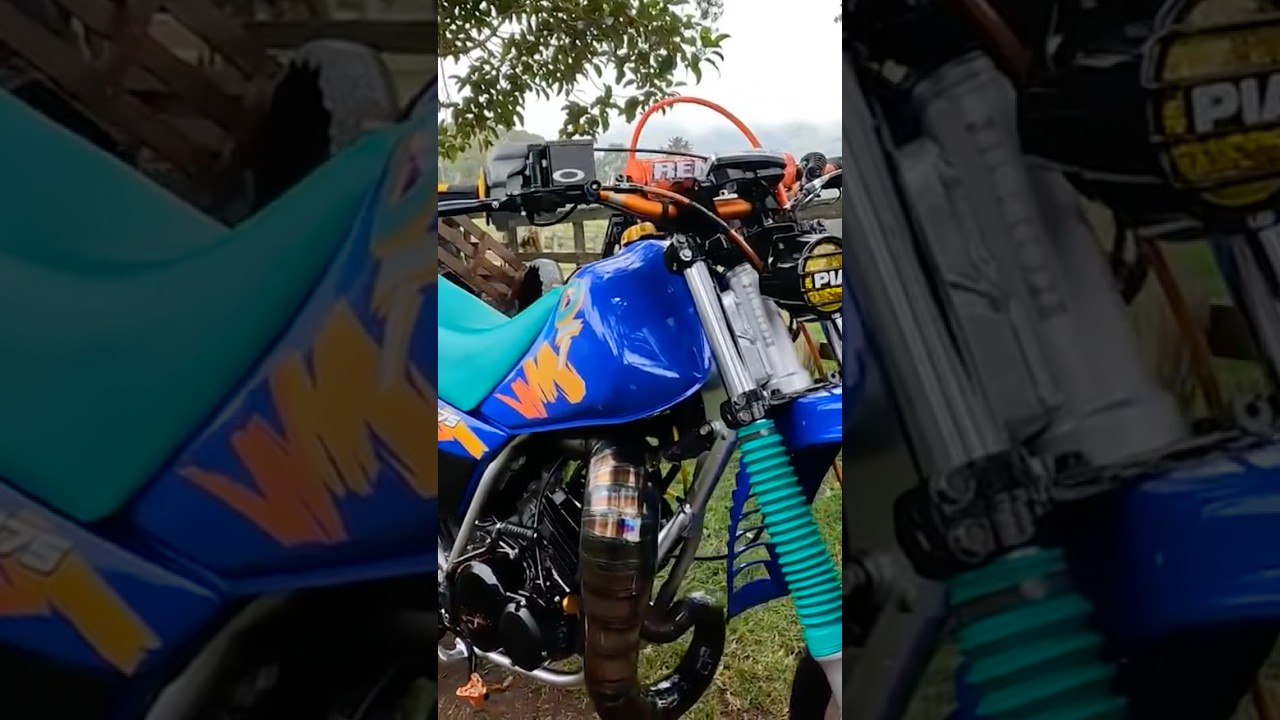 Yamaha DT accessories, the most exotic color #motorcycles