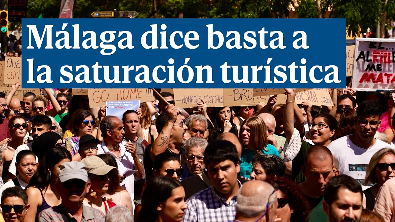 Miles de personas claman por una vivienda digna y poner freno a la saturación turística en Málaga