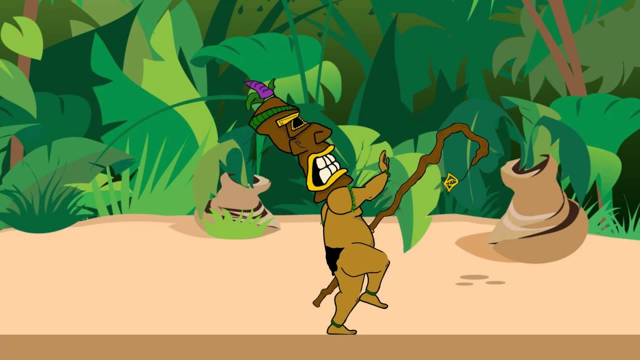 Stylized walk cycle