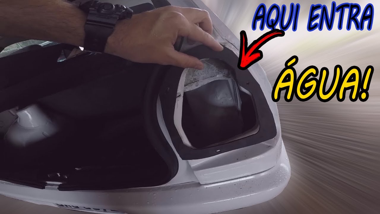 ÁGUA ENTRANDO PELA LANTERNA TRASEIRA DO GOL