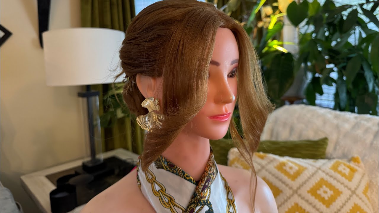 ASMR Elegant Hairstyle | Hairstyling | Hair & Makeup | Hair Fixing, perfectionist, Finishing Touches