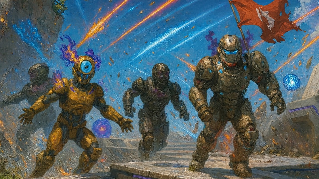 Got to play with a SUB, @CrimsonTAR Let's go! Halo infinite Super husky raid
