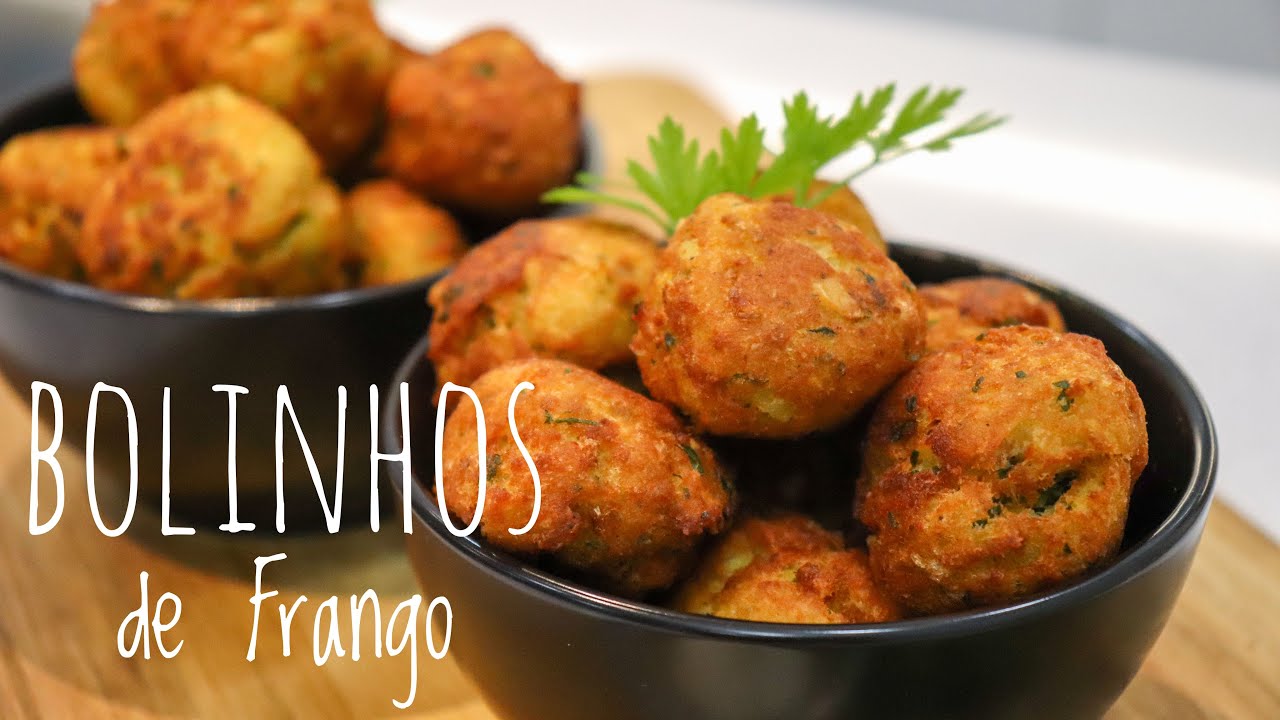 Receita de Bolinhos de Frango | Petisco Delicioso e Muito Fácil de Fazer!