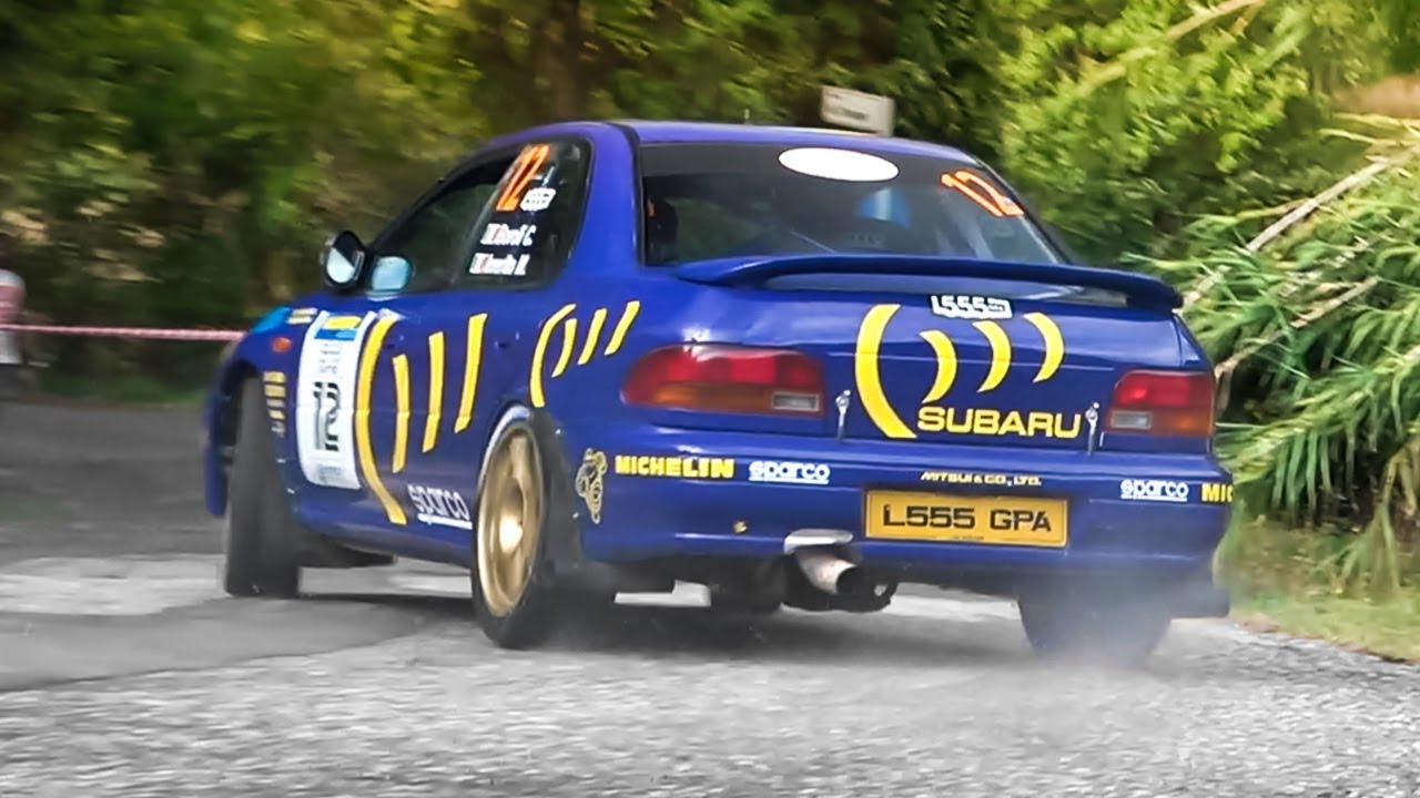 Subaru Impreza 555 GC8 Gr. A at RallyLegend 2020 w/ Great Flat-4 Rumble!