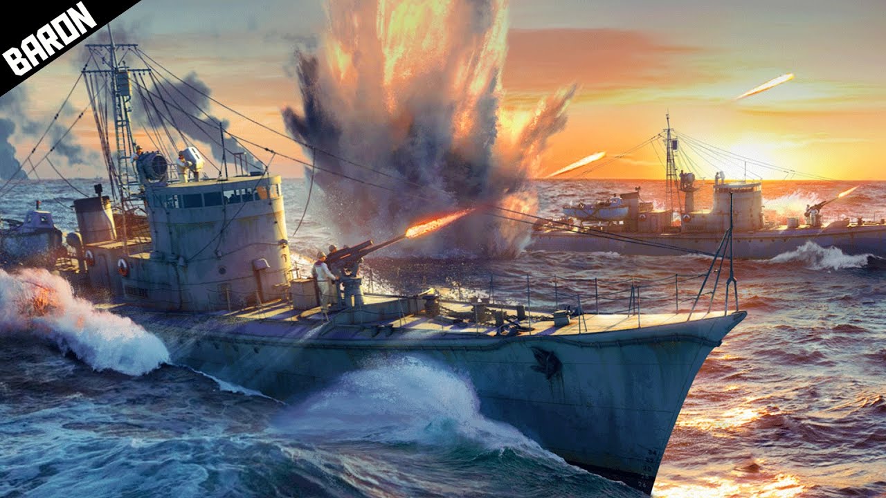 War Thunder BIG Boats MZ1 & Project 122 - War Thunder Ships Gameplay