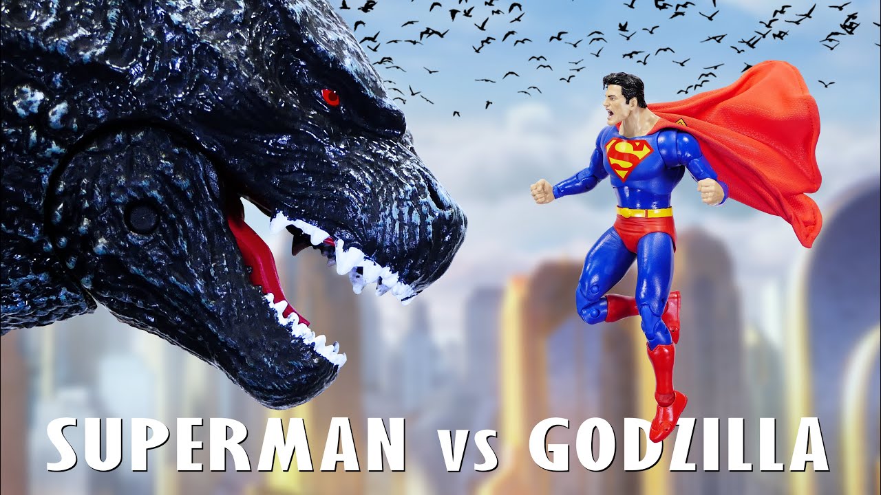 McFarlane Toys DC Multiverse Superman vs Godzilla