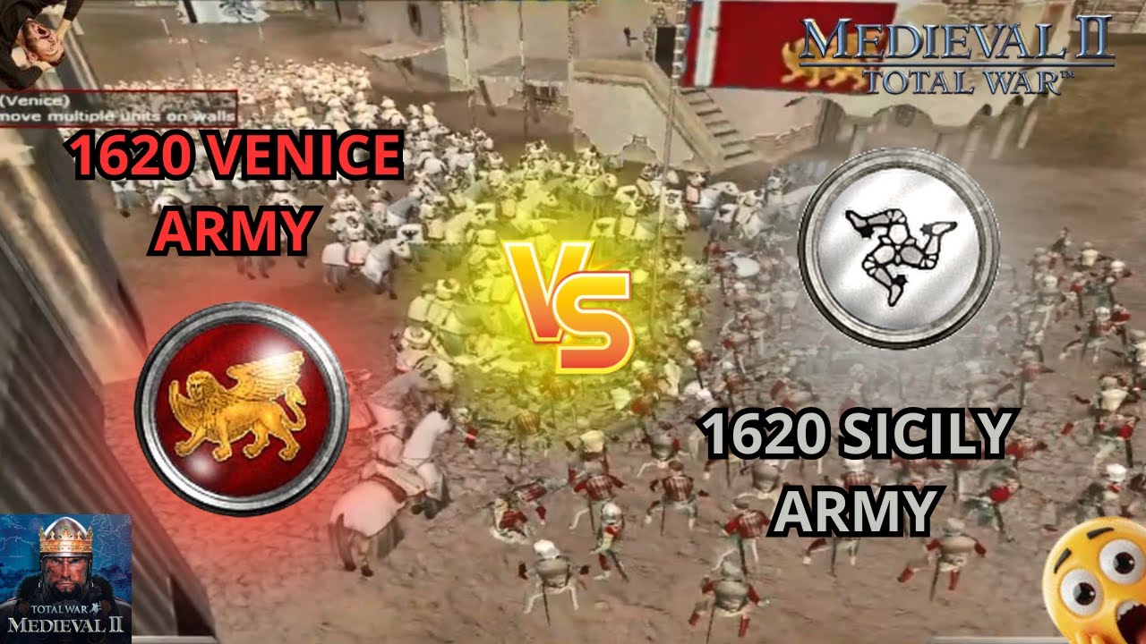 You have to watch this siege battle between 1,620 Venetian troops and 1,620 Sicilian troops