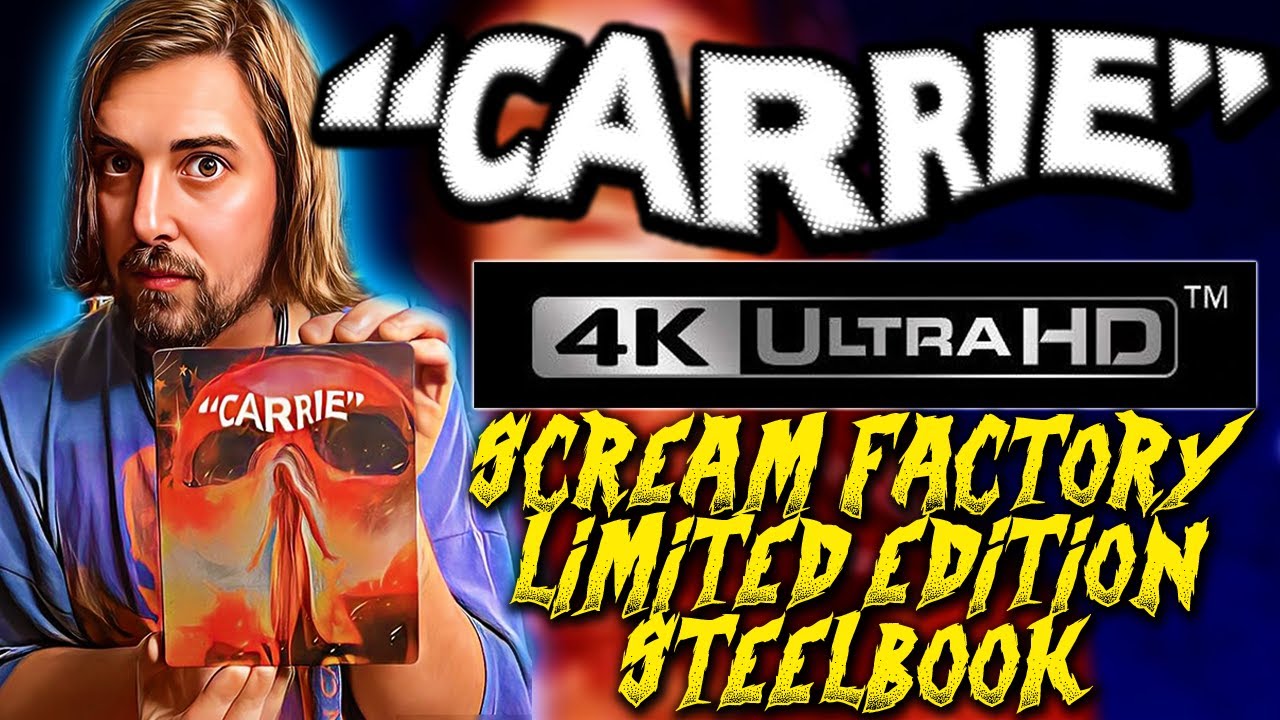 Carrie Limited Edition Steelbook 4k UHD review Scream Factory | Planet CHH