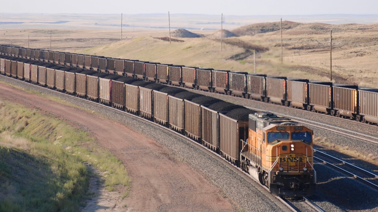 Nonstop Coal Trains in the Powder River Basin! 8/15/2024