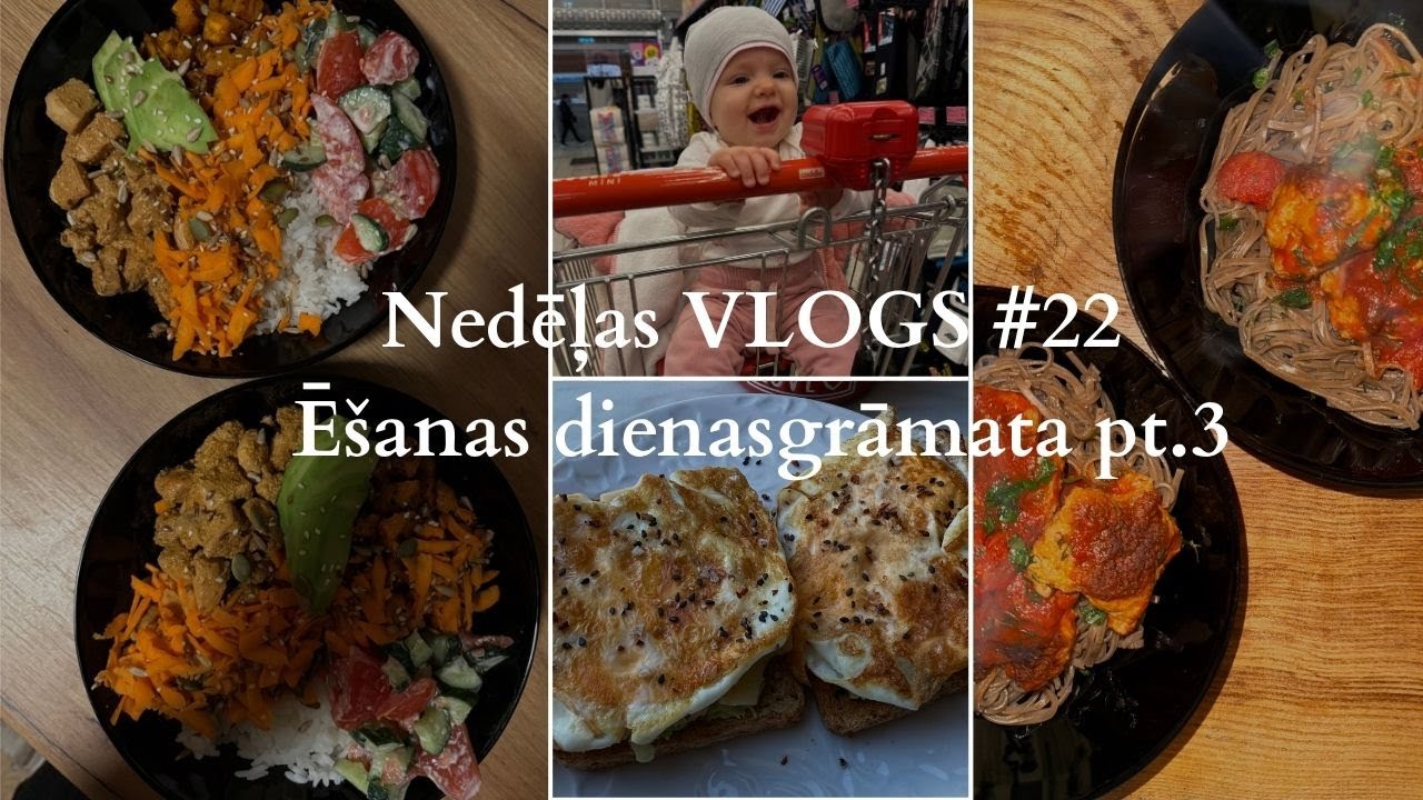 Nedēļas Vlogs, Ko Mēs Ēdam