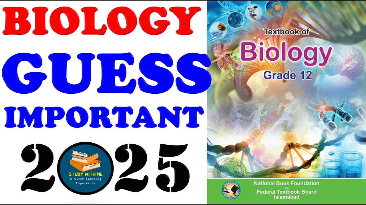 Class 12 Biology Guess Paper 2025 | Federal Board | KPK Board | Important Long and Short Question
