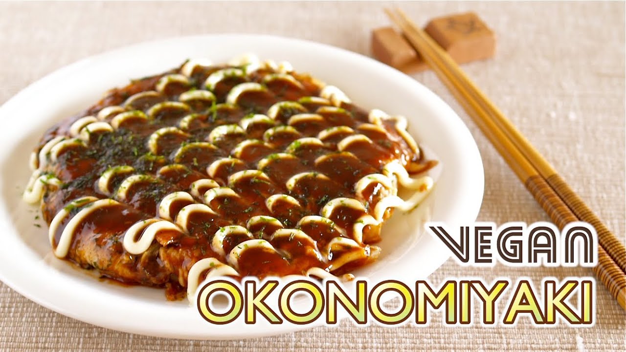 Vegan Okonomiyaki (Dairy/Gluten/Egg Free Recipe) | OCHIKERON | Create Eat Happy :)