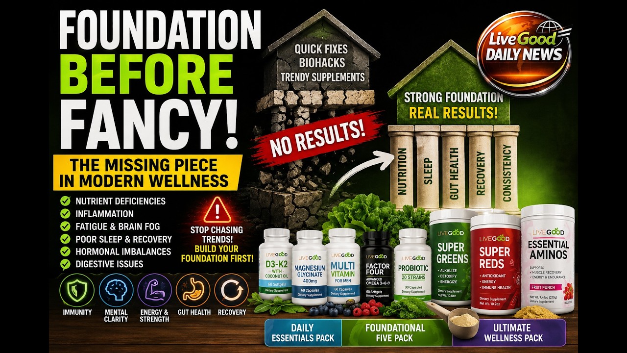 LIVEGOOD Product Education Breakdown! Foundation Before Fancy - Lisa & Dr Ryan Goodkin 5-18-26