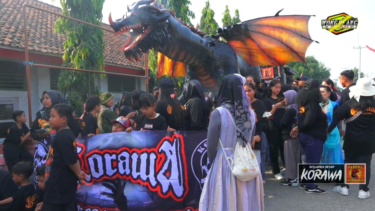 ABANG RONI VOC AMI || PUTRA JAKA SEGARA KARNAVAL MULUDAN JAMBE KERTASMAYA (KELUARGA BESAR KORAWA)