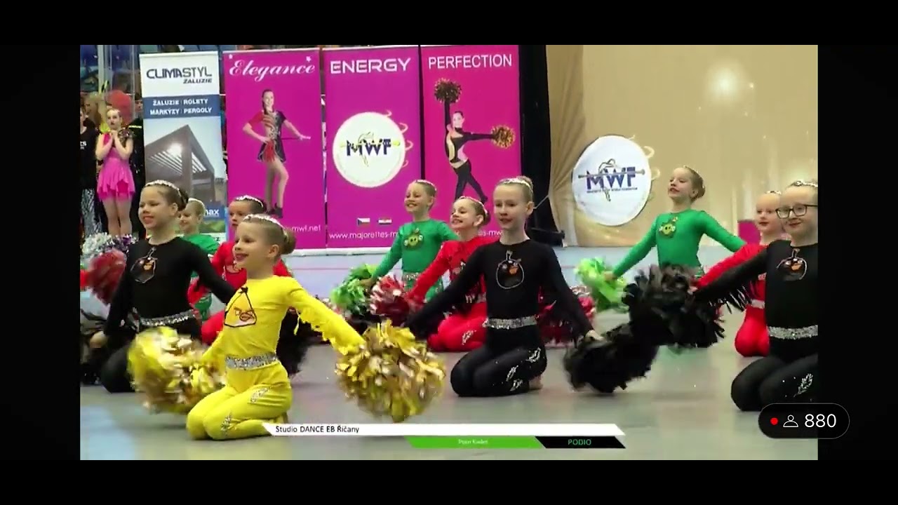 Studio DANCE EB Říčany cadet pom stage Angry Birds 2024
