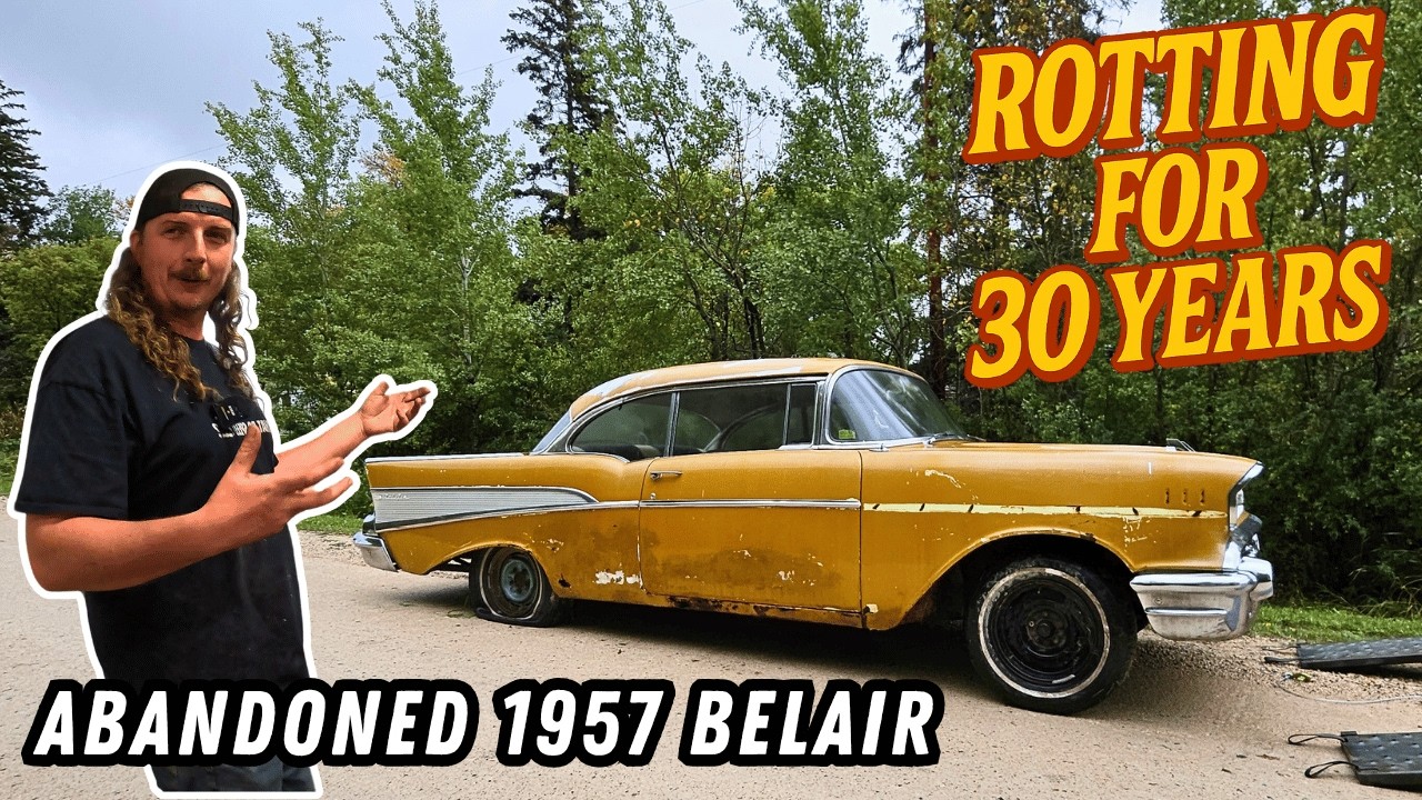 С аукциона, на забытое поле машин, в другую провинцию — Chevrolet 1957 года получает новую жизнь