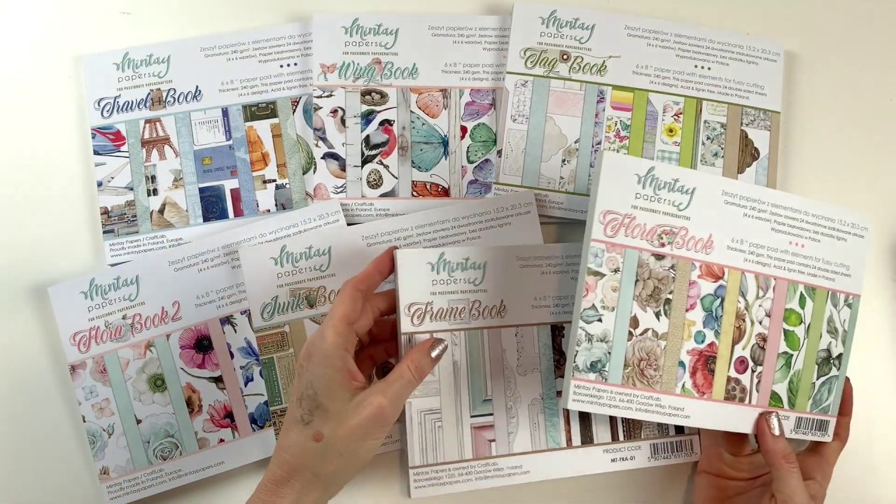 Mintay Papers ~ NEW PRODUCTS ~ Specialty Books Paper Pads