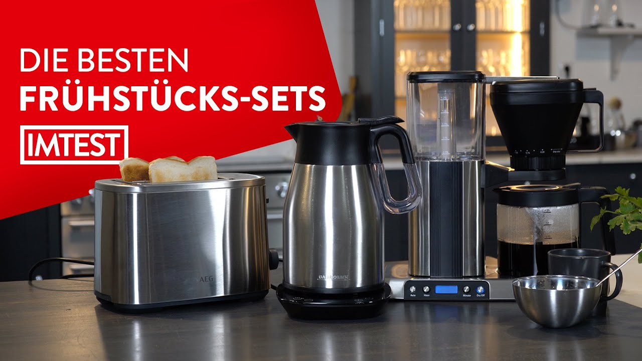 Toaster, Wasserkocher, Kaffeemaschine Test Review | Das beste Fr&uuml;hst&uuml;cks-Set im Test | deutsch