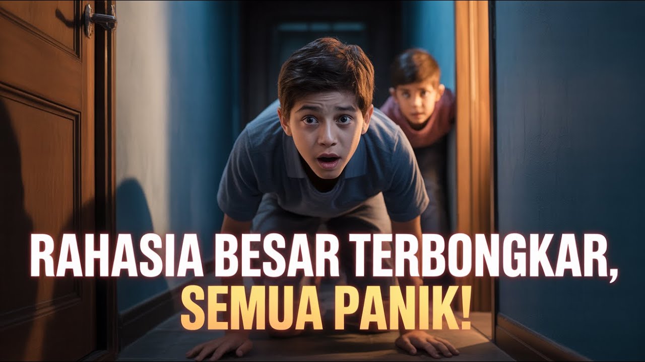 LARI! MEREKA TAHU KAU DI SINI!” TERIAK ORANG ASING—AKU BARU PAHAM SAAT MELIHAT ADIKKU MENGINTIP